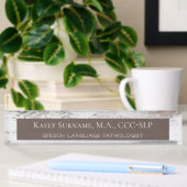 Plaque de nom du bureau Shabby Chic SLP