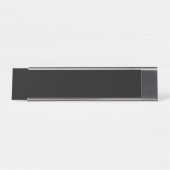 Plaque de nom du bureau, Standard (2 po x 8 po), A (Devant)
