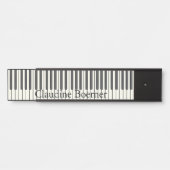 Plaque de nom du clavier de piano (Devant)