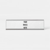 Plaque de nom entièrement personnalisable (Devant)