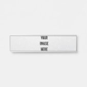 Plaque de nom entièrement personnalisable (Devant)