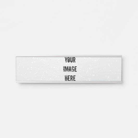 Plaque de nom entièrement personnalisable (Devant)