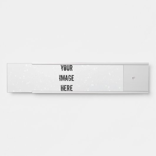 Plaque de nom entièrement personnalisable (Devant)