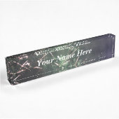 Plaque de nom Fireworks