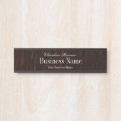 Plaque de nom personnalisable pour artisan créateu (Devant)