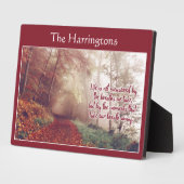 Plaque de nom personnalisée de la citation à vie (Côté)