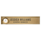 Plaque de Nom Personnalisée | Étiquette de Bureau  (Devant)