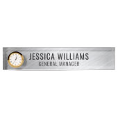 Plaque de Nom Personnalisée | Étiquette de Bureau  (Devant)