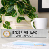 Plaque de Nom Personnalisée | Étiquette de Bureau
