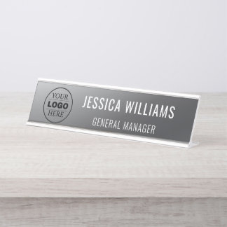 Plaque de Nom Personnalisée | Étiquette de Bureau