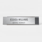 Plaque de Nom Personnalisée | Étiquette de Bureau  (Devant)