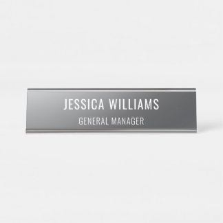 Plaque de Nom Personnalisée | Étiquette de Bureau