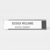 Plaque de Nom Personnalisée | Étiquette de Bureau (Devant)
