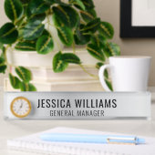 Plaque de Nom Personnalisée | Étiquette de Bureau