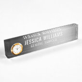 Plaque de Nom Personnalisée | Étiquette de Bureau