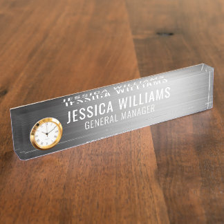 Plaque de Nom Personnalisée | Étiquette de Bureau 