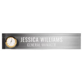 Plaque de Nom Personnalisée | Étiquette de Bureau  (Devant)