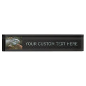 Plaque de nom personnalisée Iguana (Devant)