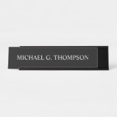 Plaque de nom personnalisée professionnelle (Devant)