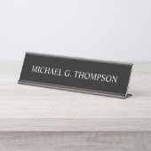 Plaque de nom personnalisée professionnelle (Devant)