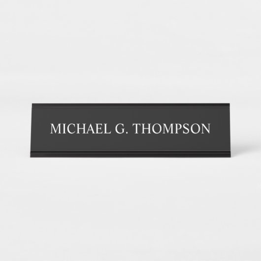 Plaque de nom personnalisée professionnelle (Devant)