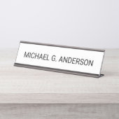 Plaque de nom personnalisée professionnelle (Devant)