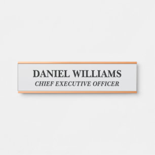 Plaque de nom personnalisée professionnelle pour p