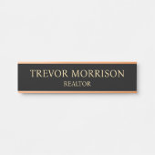 Plaque de nom personnalisée professionnelle pour p (Devant)