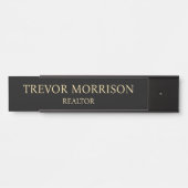 Plaque de nom personnalisée professionnelle pour p (Devant)