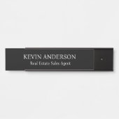 Plaque de nom personnalisée professionnelle pour p (Devant)