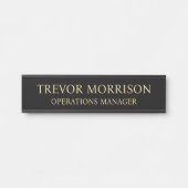 Plaque de nom personnalisée professionnelle pour p (Devant)