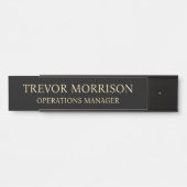 Plaque de nom personnalisée professionnelle pour p (Devant)