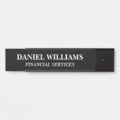 Plaque de nom personnalisée professionnelle pour p (Devant)