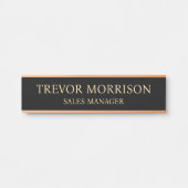 Plaque de nom personnalisée professionnelle pour p (Devant)