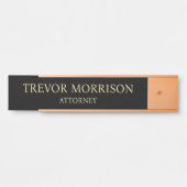Plaque de nom personnalisée professionnelle pour p (Devant)