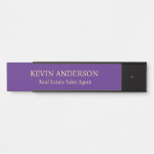 Plaque de nom personnalisée professionnelle pour p (Devant)