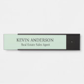Plaque de nom personnalisée professionnelle pour p (Devant)