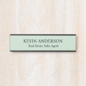 Plaque de nom personnalisée professionnelle pour p (Devant)