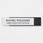 Plaque de nom personnalisée professionnelle pour p (Devant)