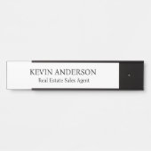 Plaque de nom personnalisée professionnelle pour p (Devant)