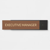 Plaque de nom personnalisée professionnelle pour p (Devant)