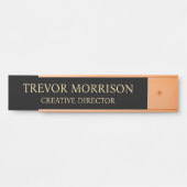 Plaque de nom personnalisée professionnelle pour p (Devant)
