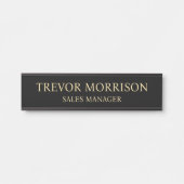 Plaque de nom personnalisée professionnelle pour p (Devant)