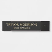 Plaque de nom personnalisée professionnelle pour p (Devant)