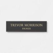 Plaque de nom personnalisée professionnelle pour p (Devant)