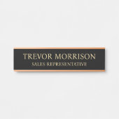Plaque de nom personnalisée professionnelle pour p (Devant)