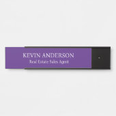 Plaque de nom personnalisée professionnelle pour p (Devant)