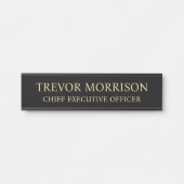 Plaque de nom personnalisée professionnelle pour p (Devant)
