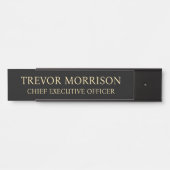 Plaque de nom personnalisée professionnelle pour p (Devant)
