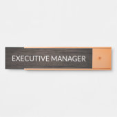 Plaque de nom personnalisée professionnelle pour p (Devant)